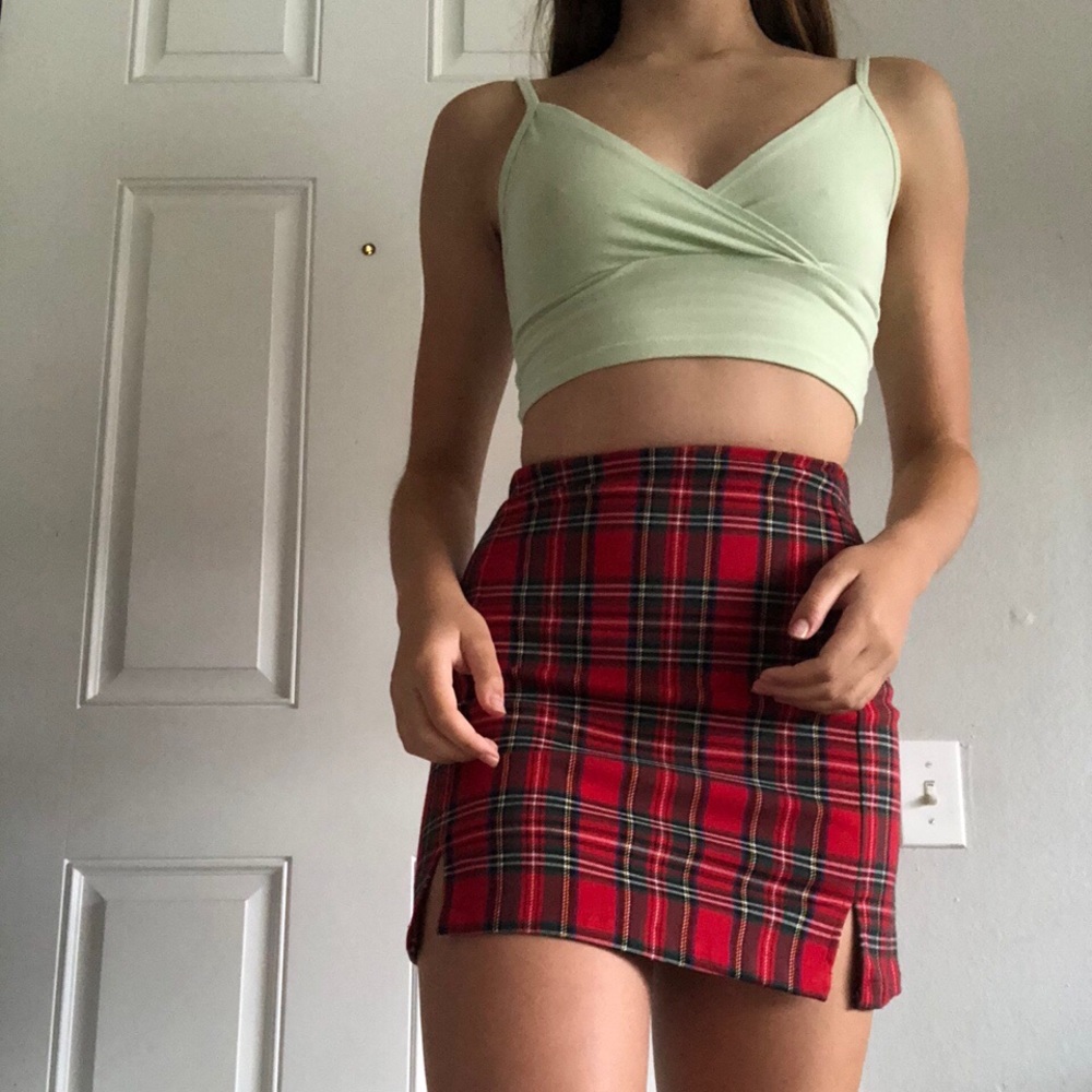 Red John Galt/Brandy Melville fitted skirt
